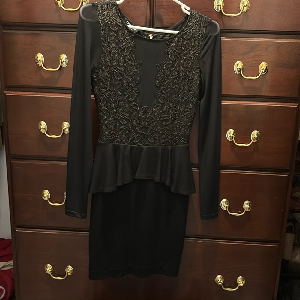 Bebe Peplum LBD